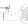 Водозабор сетчатый д.120 2" (внутр.)